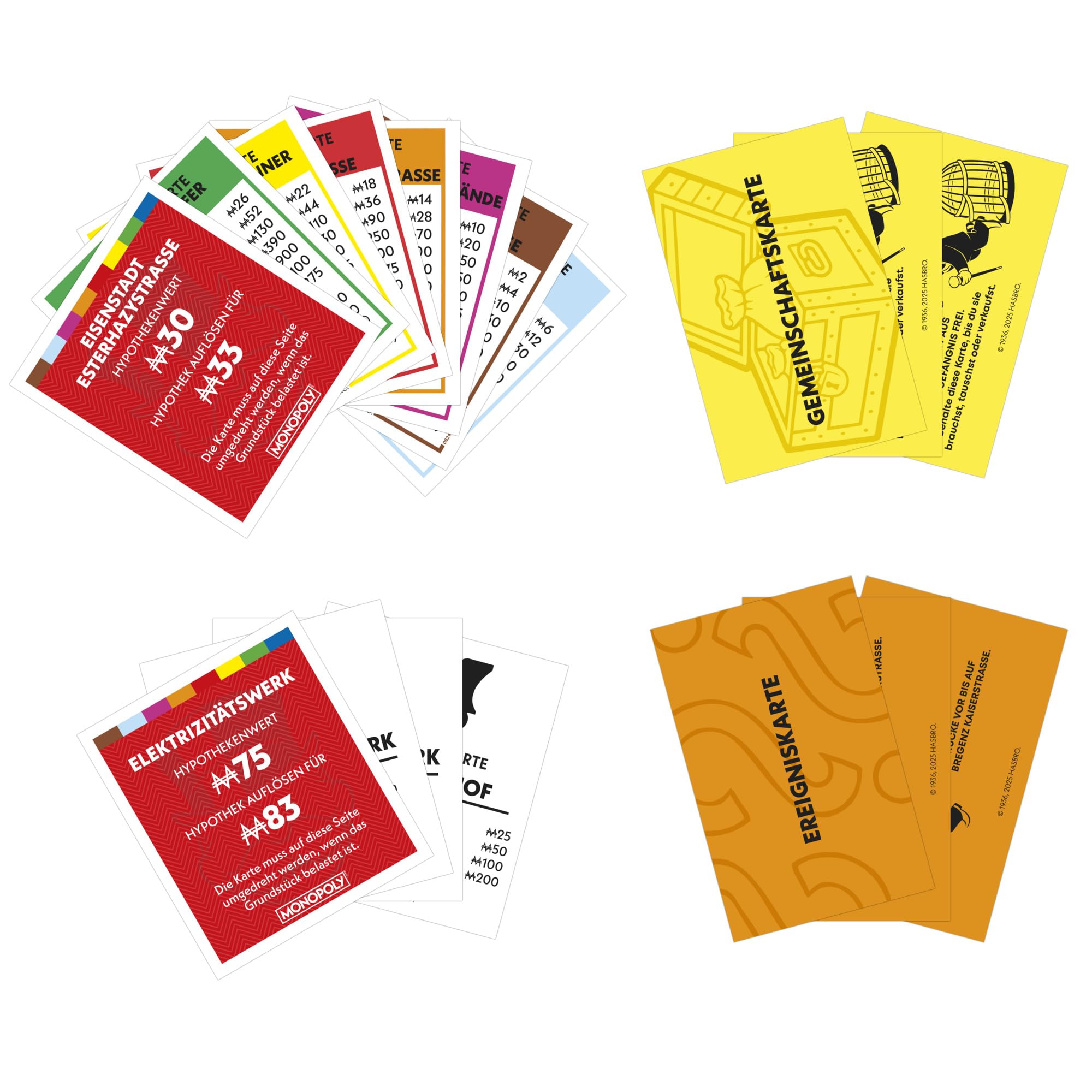 Monopoly Brettspiel mit Aufbewahrungsfach und größeren Spielfiguren - Deutsche Fassung
