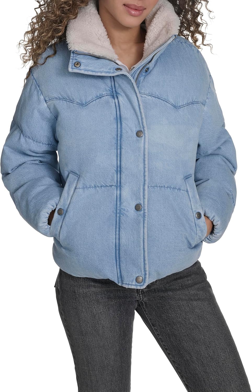 Levi's womens Western Puffer Jacket