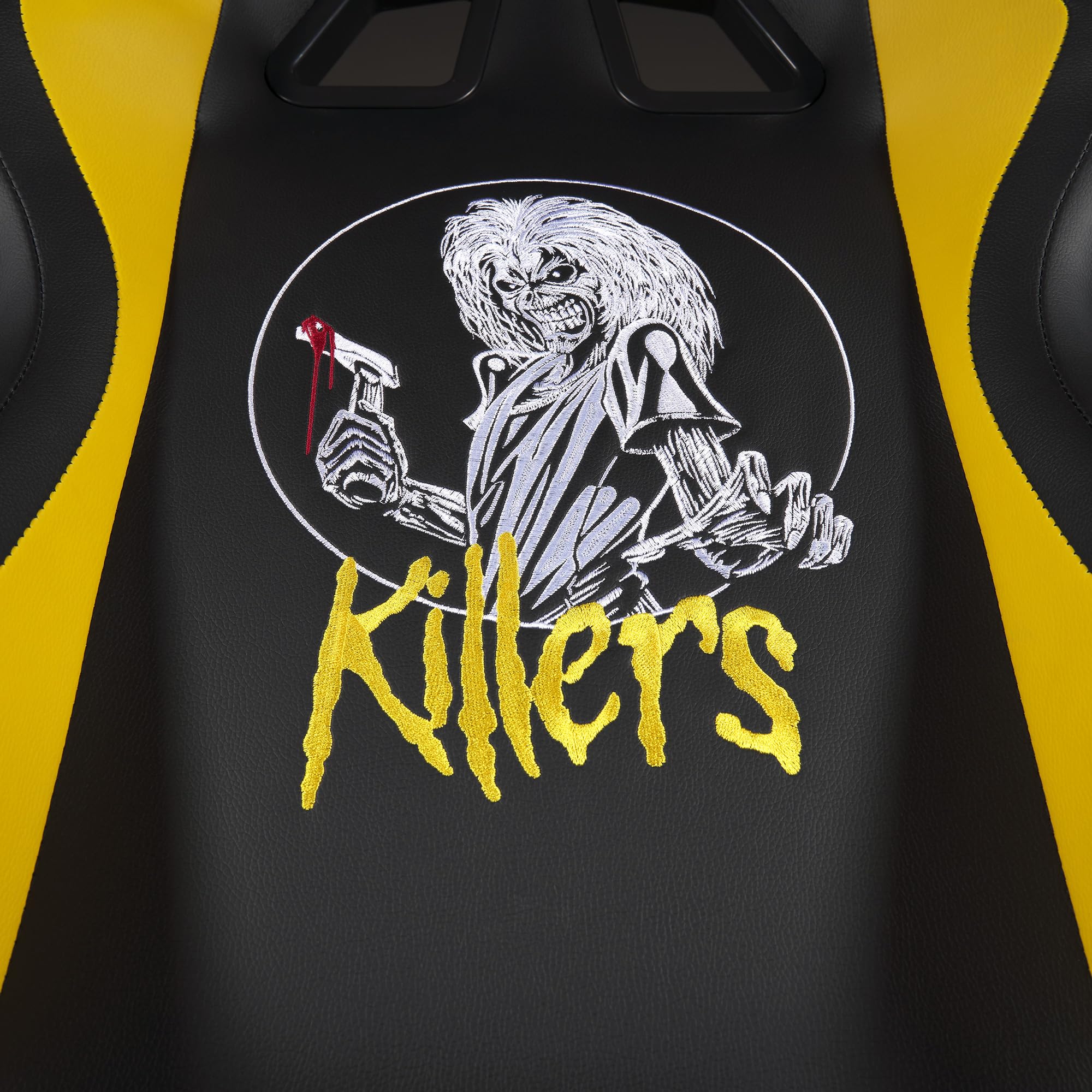 Subsonic - Chaise Gaming Iron Maiden - Fauteuil de Bureau Ergonomique avec Mousse Haute Densité, Dossier Inclinable et Accoudoirs 3D Réglables - Hauteur Ajustable