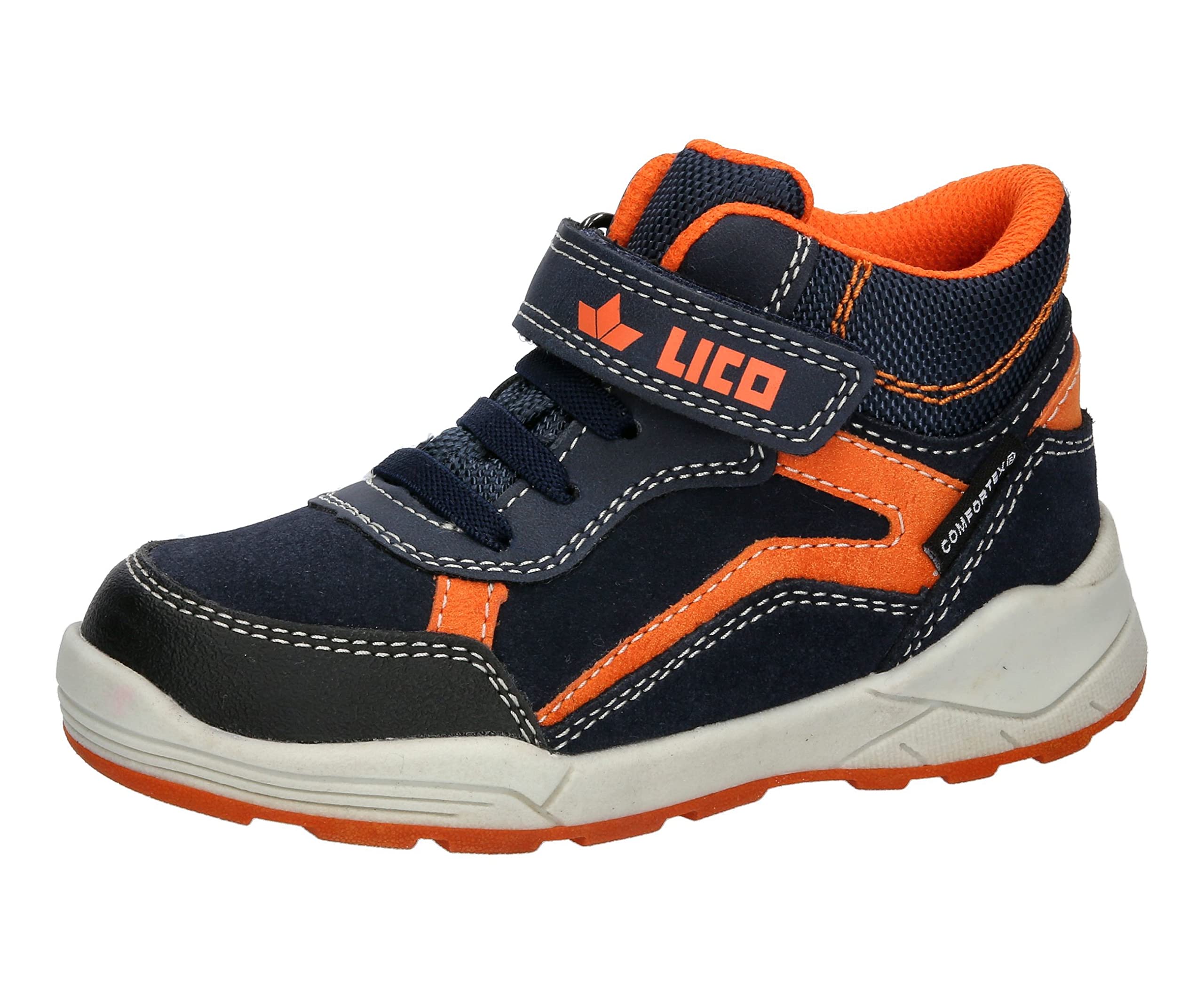 Lico Nabudo Vs Unisex Children's Snow Boots, Navy Orange, 12.5 UK Child