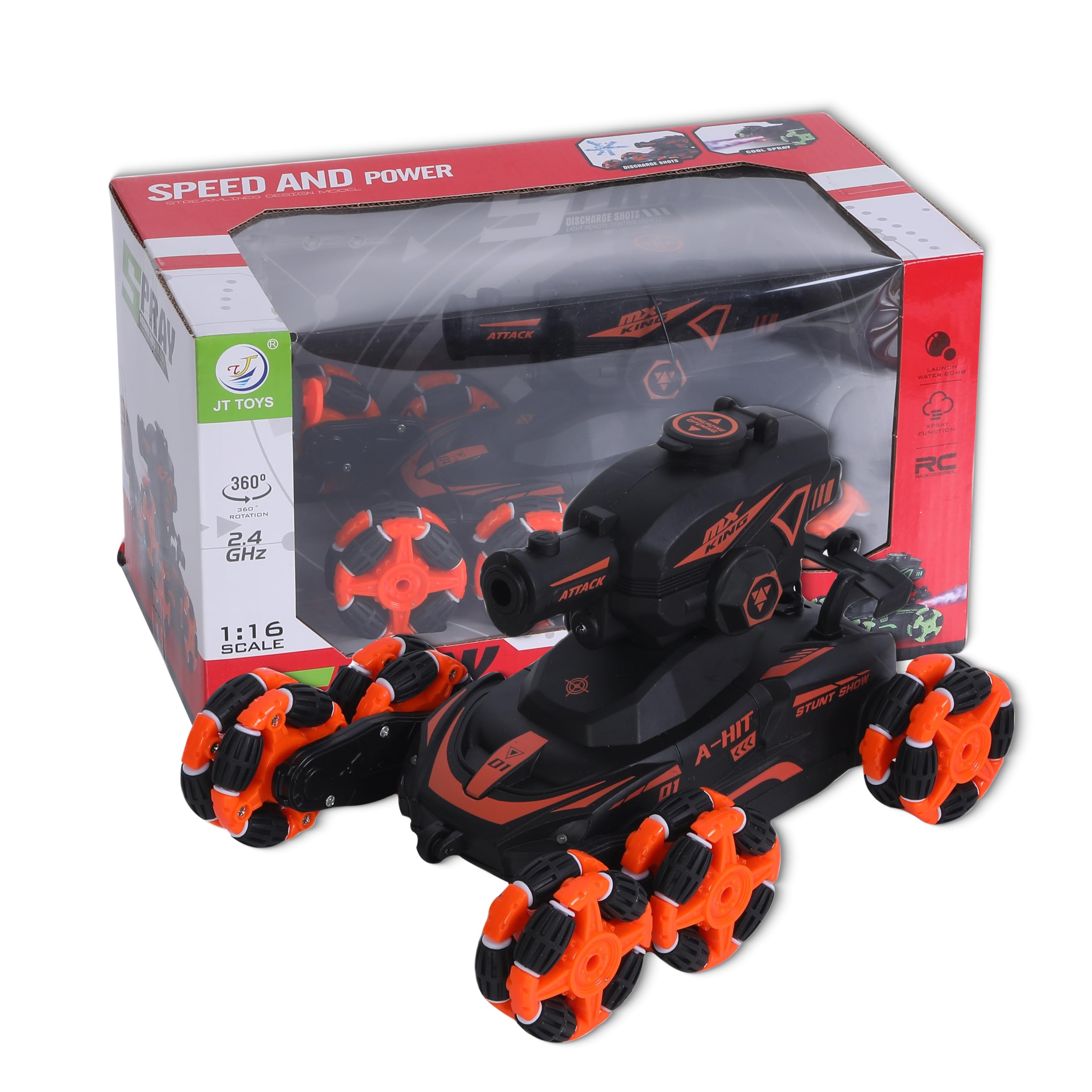 Funfy- Climbing Racing RC Car, Multicolore, Boys, FYRCWBC01