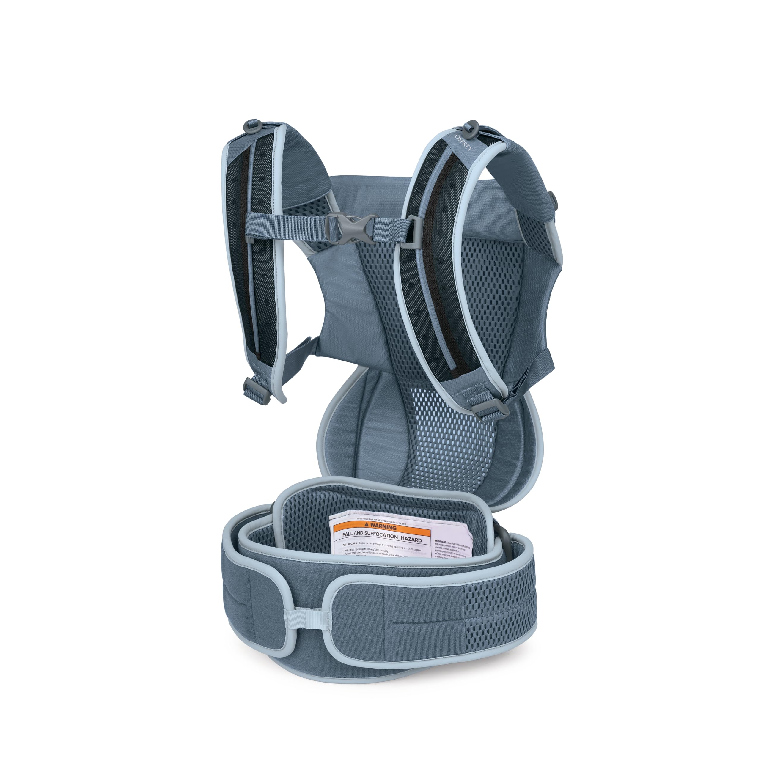 Osprey Poco Soft Carrier (Tre posizioni di trasporto dal neonato al bambino | Cintura ventrale imbottita extra-larga e ventilata | Imbracatura per le spalle traspirante) - Tidal