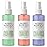 Mario Badescu Facial Spray Trio - Cucumber, Rose, Lavender - Cooling, Hydrating Mists for All Skin Types