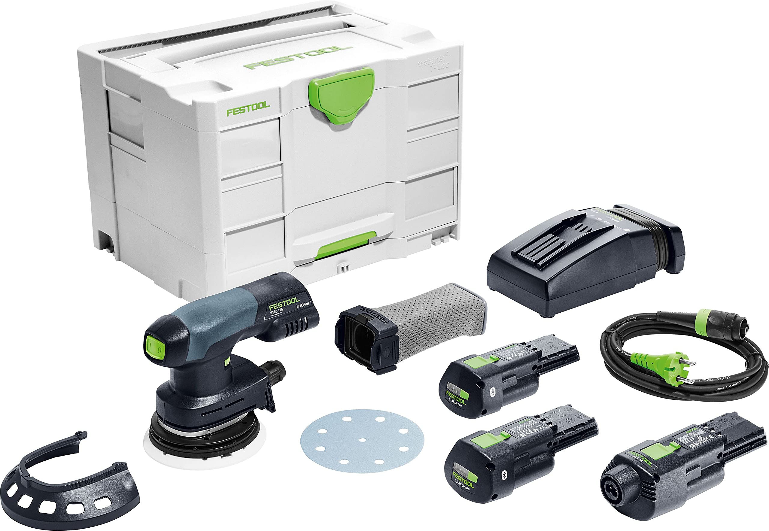 Festool Lijadora excéntrica a batería ETSC 125 Li 3,1 I-Set
