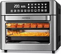 Fritadeira Air Fryer Forno Oven Digital 25L, Mondial, Preto/Inox, 2000W, 110V - AFO-25L-BI