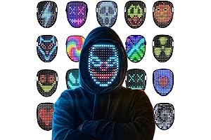 Mr.Pang LED Mask Light up Mask with Gesture Sensing
