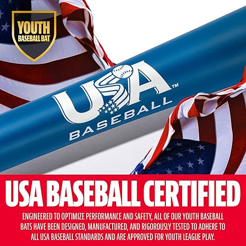 Vista 12 de Franklin Sports Bate de béisbol juvenil – Heist Bates de béisbol para niños de 8 a 12 años – 2 5/8 pulgadas de barril grande para niños – Bate