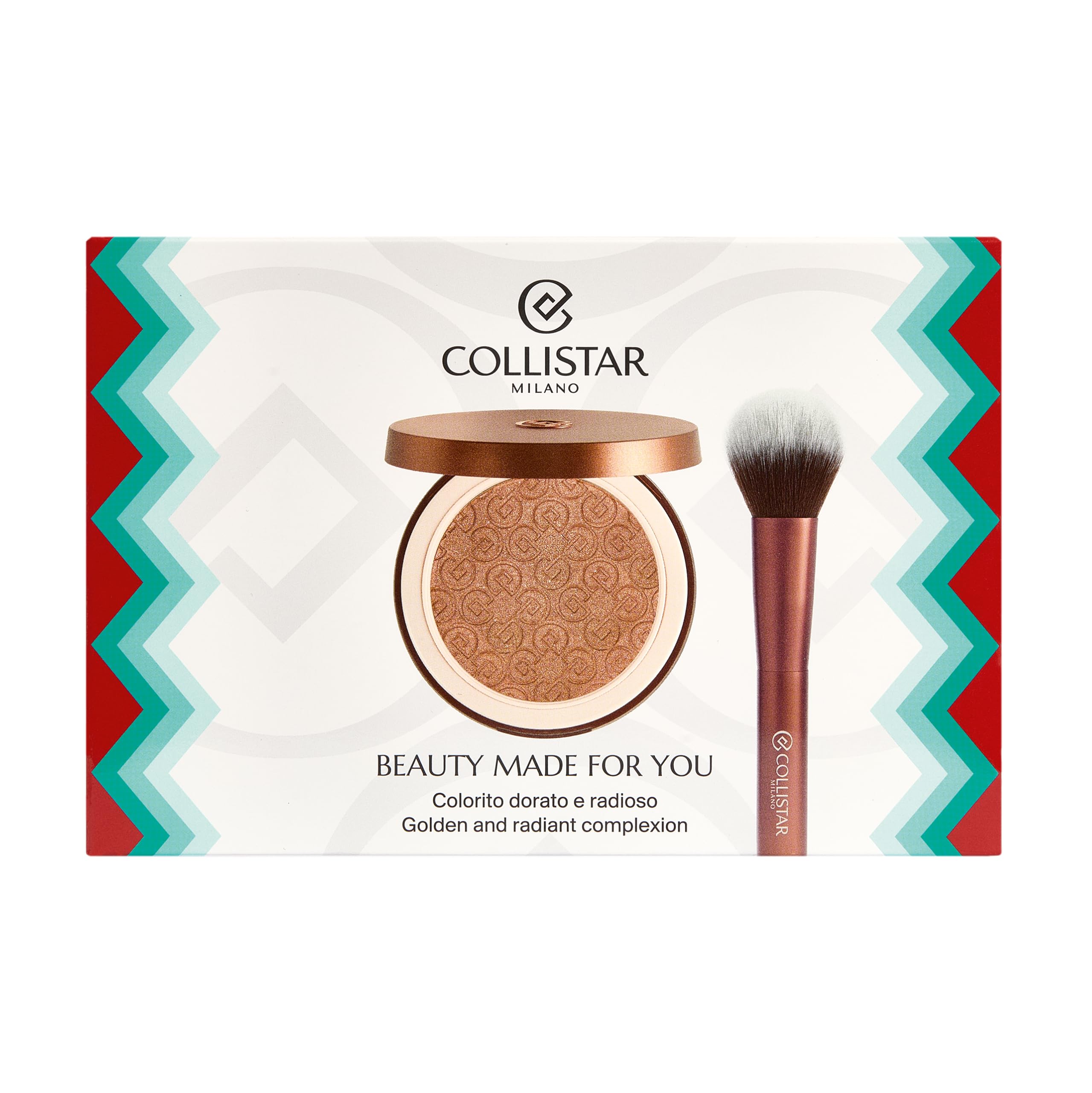 Collistar Cofanetto Regalo Donna Magica Terra Abbronzante 9 gr + Pennello Professionale, Terra Viso Compatta, Effetto Abbronzato Naturale, Finish Opaco, Lunga Durata