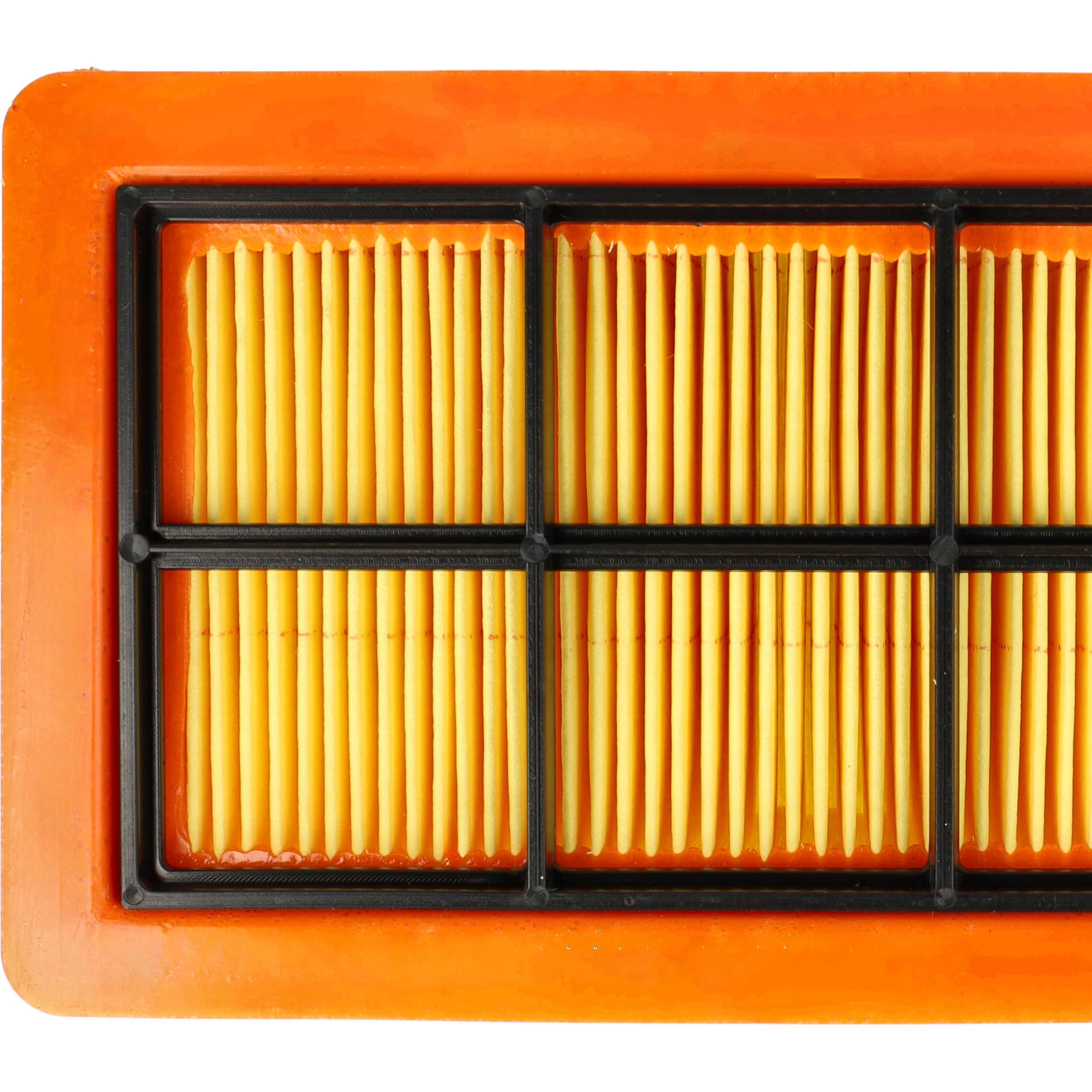 vhbw 10x Filtro plisado plano compatible con Kärcher AD3 Premium Fireplace | AD 4 Premium, AD4 aspiradora - Elemento filtrante