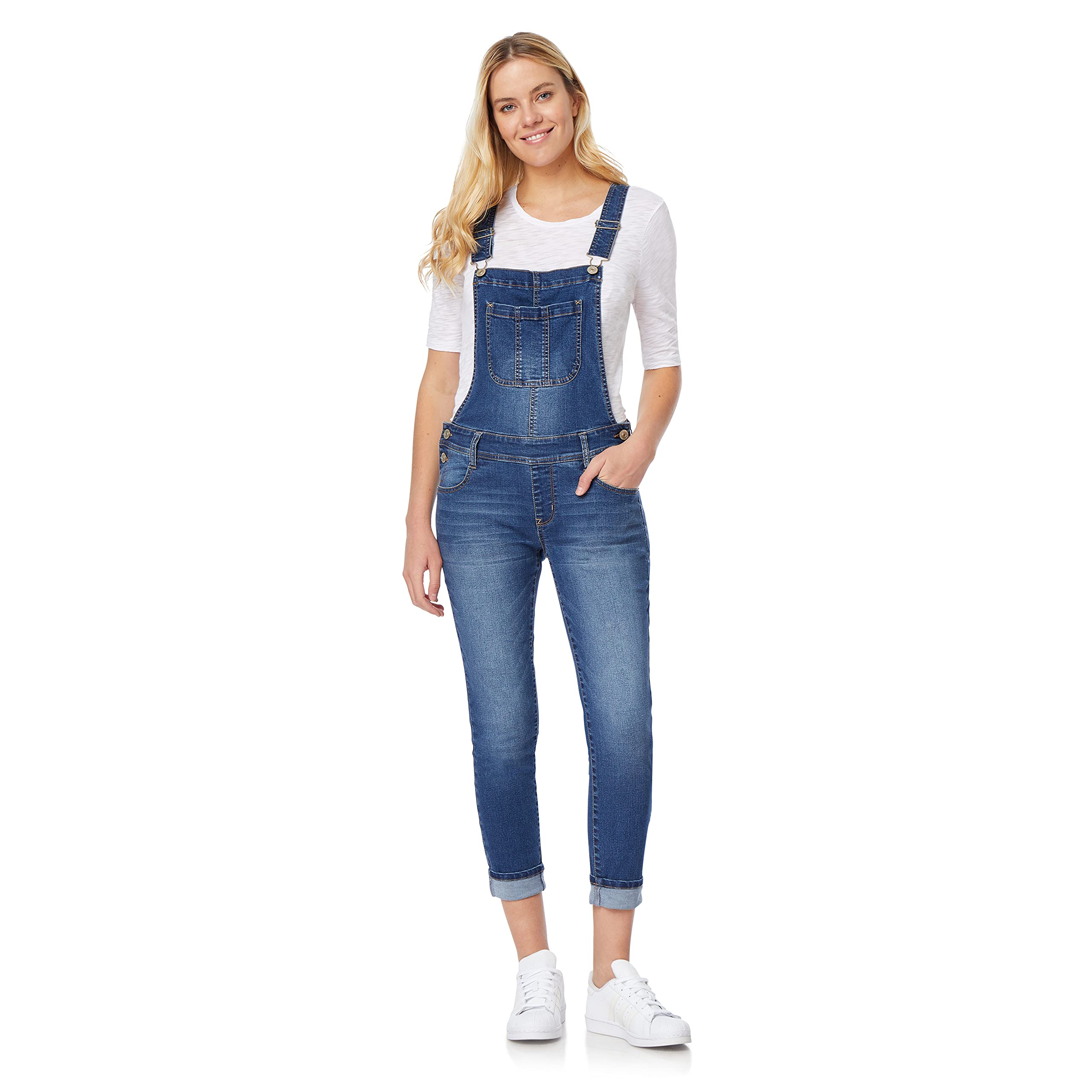 WallFlower Instastretch Denim Overalls Overol para Mujer