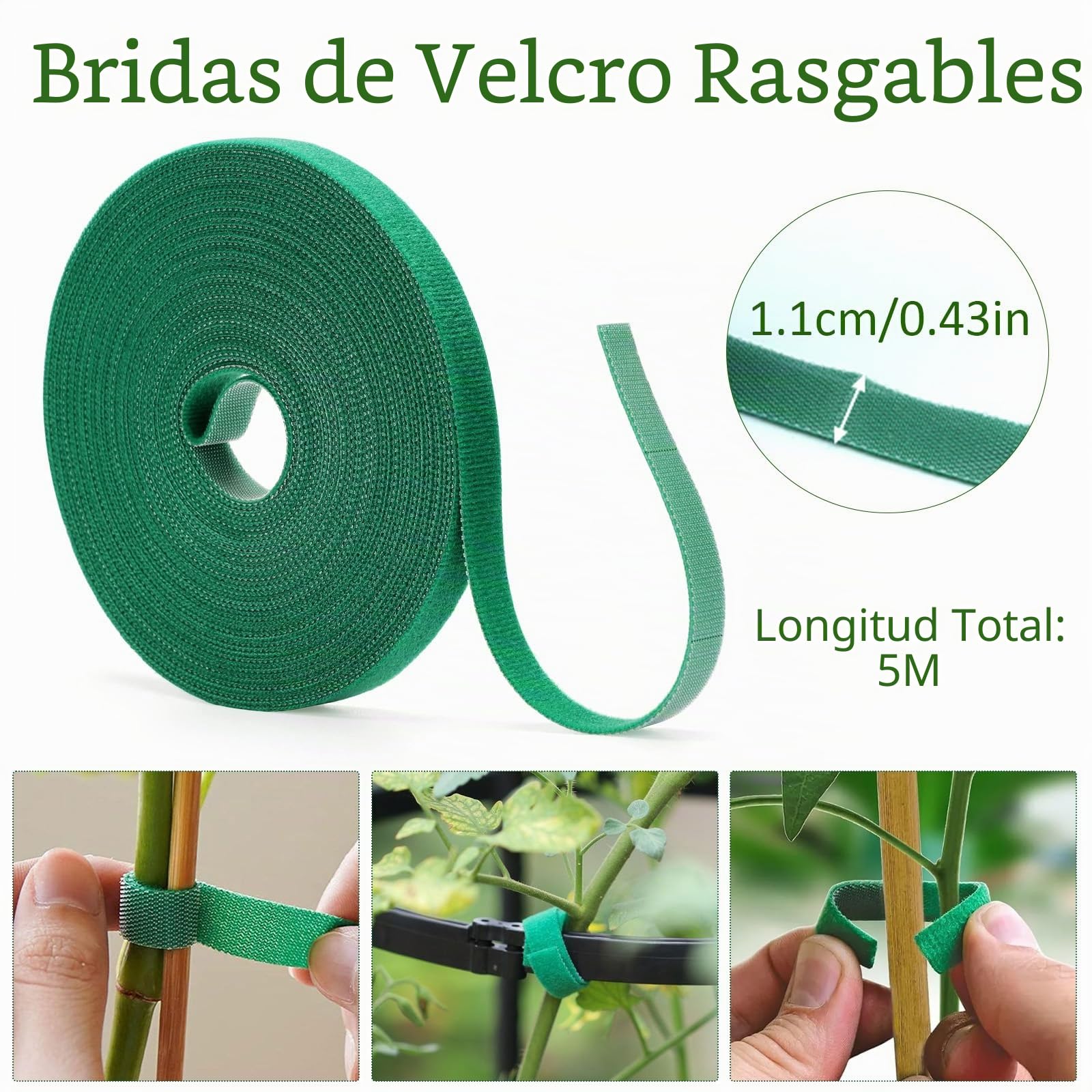 K KASONIC Base Móvil para Macetas 40cm con 4 Ruedas, Capacidad 100kg, Pack de 2 Bandejas Redondas para Mover Macetas de Interior y Exterior, Incluye 5m Cintas para Plantas Desgarrables