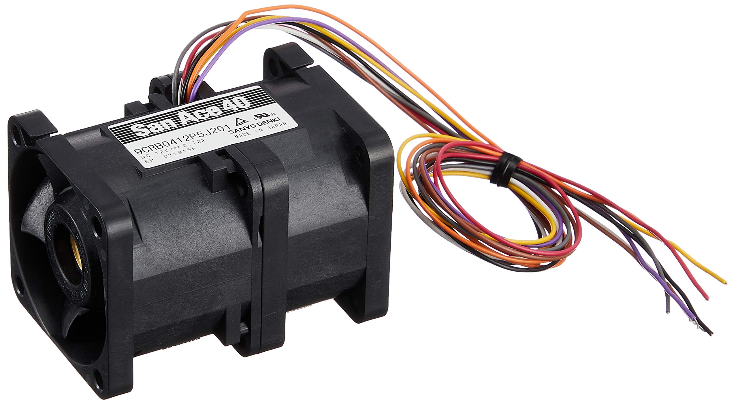 Amazon | 山洋電気 二重反転ファン □40×56mm厚 12V 最大風量 : 0.71