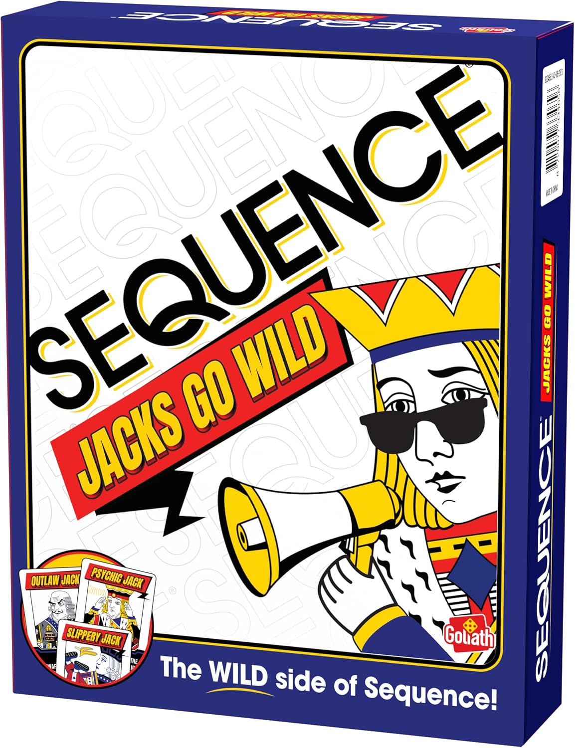 Goliath Sequence Jacks Go Wild! | Strategy Board Game Includes Additional Wild Jacks Cards | 2-12 Players, Ages 7+