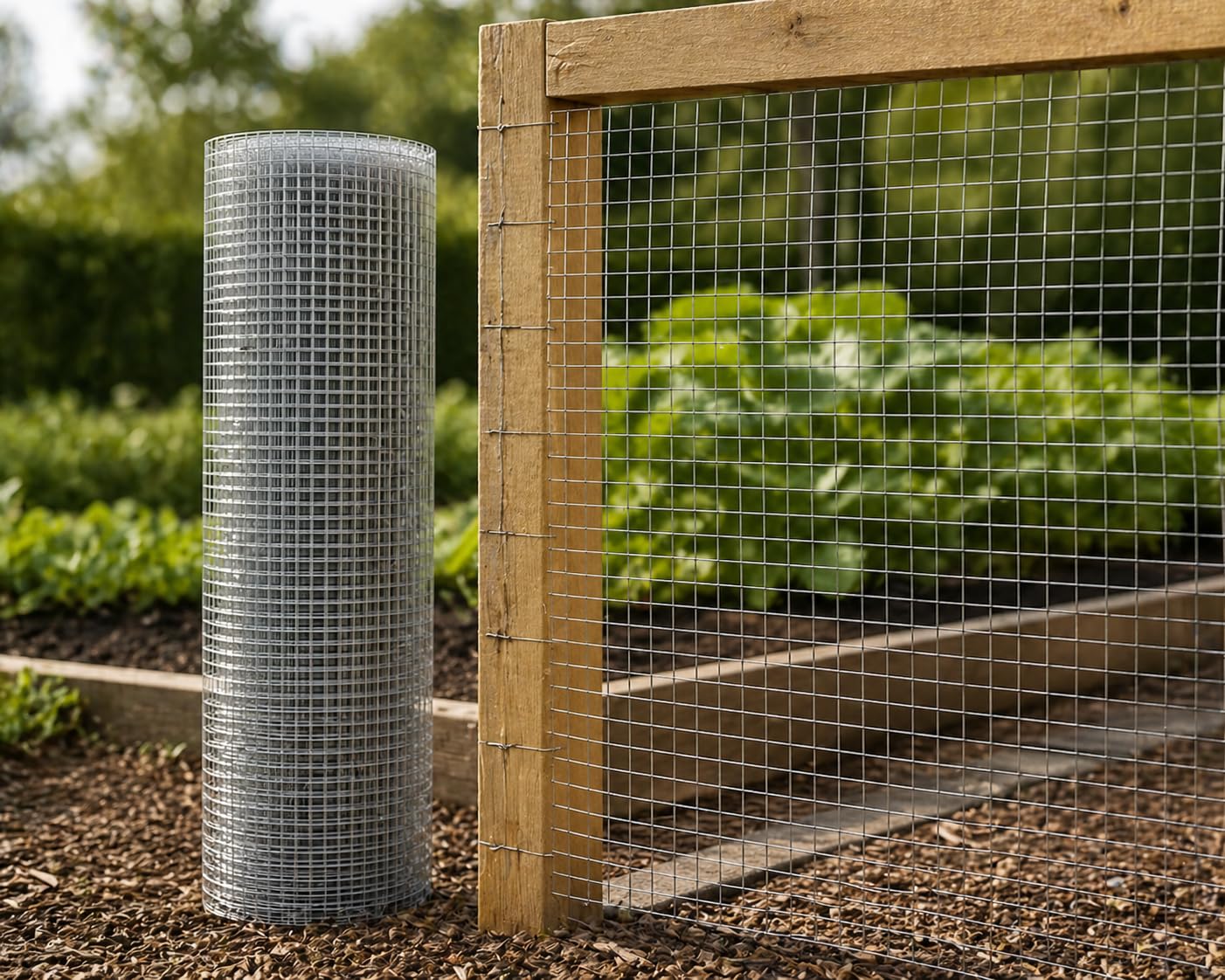 Volierendraht 25m x 100cm - feuerverzinkt 19x19 mm Maschendrahtzaun - Kaninchendraht Drahtgitter für Voliere Hasenstall Gartenzaun Tiergehege extra robust