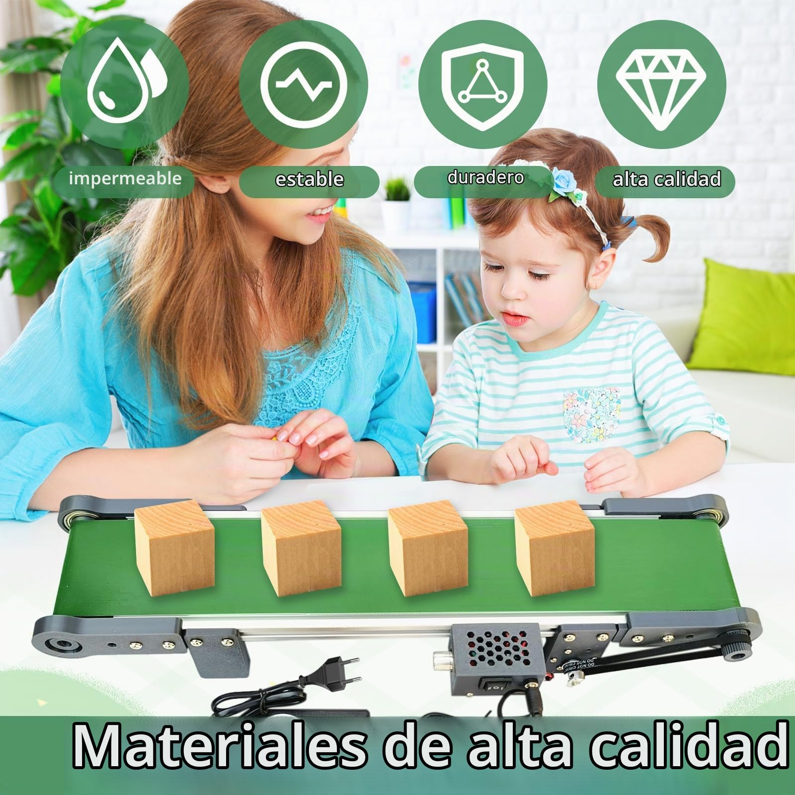 Cinta Transportadora, Cinta Transportadora Eléctrica De Mesa Mini Transportador De Sobremesa De 50 Cm Con Avance Y Retroceso Velocidad Ajustable Ca 100-240 V Para Líneas De Producción Pequeñas
