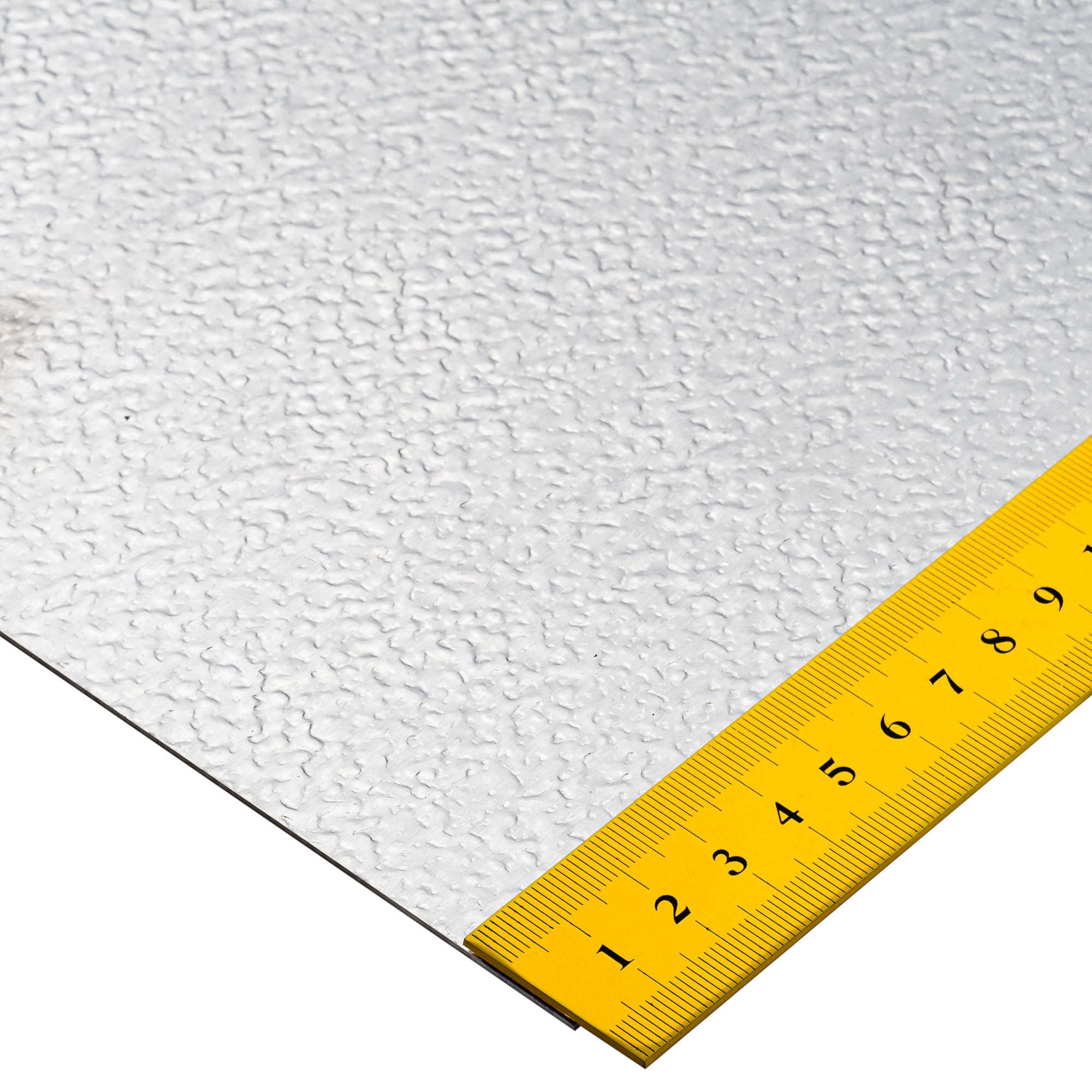 Aluminium blank Strukturblech Stucco 1mm dick Zuschnitt individuell auf Maß NEU (1000 x 600 mm)