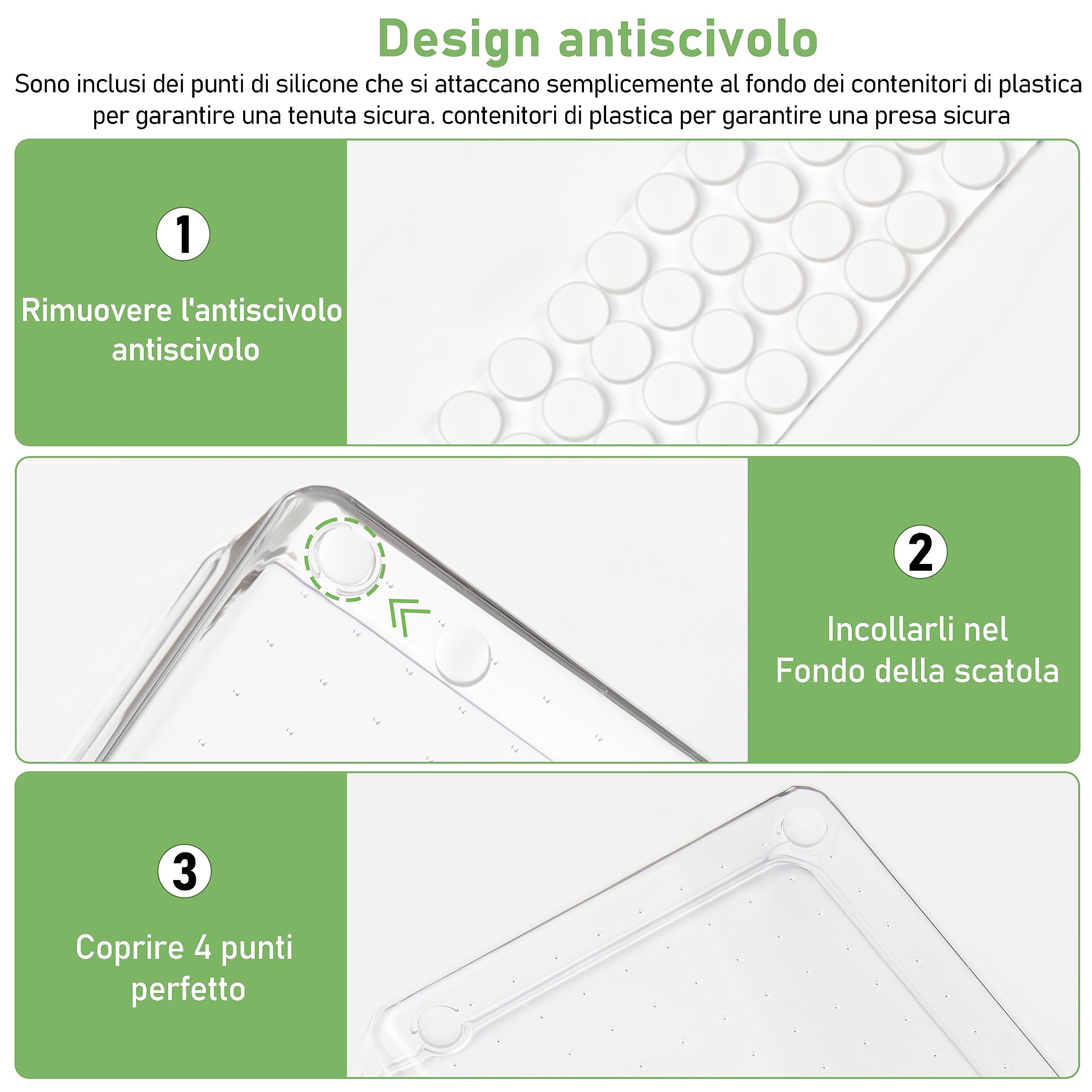 Set 25 Pezzi Organizer per Cassetti in Plastica Trasparente Divisorio Salvaspazio | Leroy Merlin