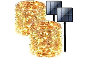 Upgraded Solar Fairy Lights: Illuminate Your Outdoor Space with Brilliance