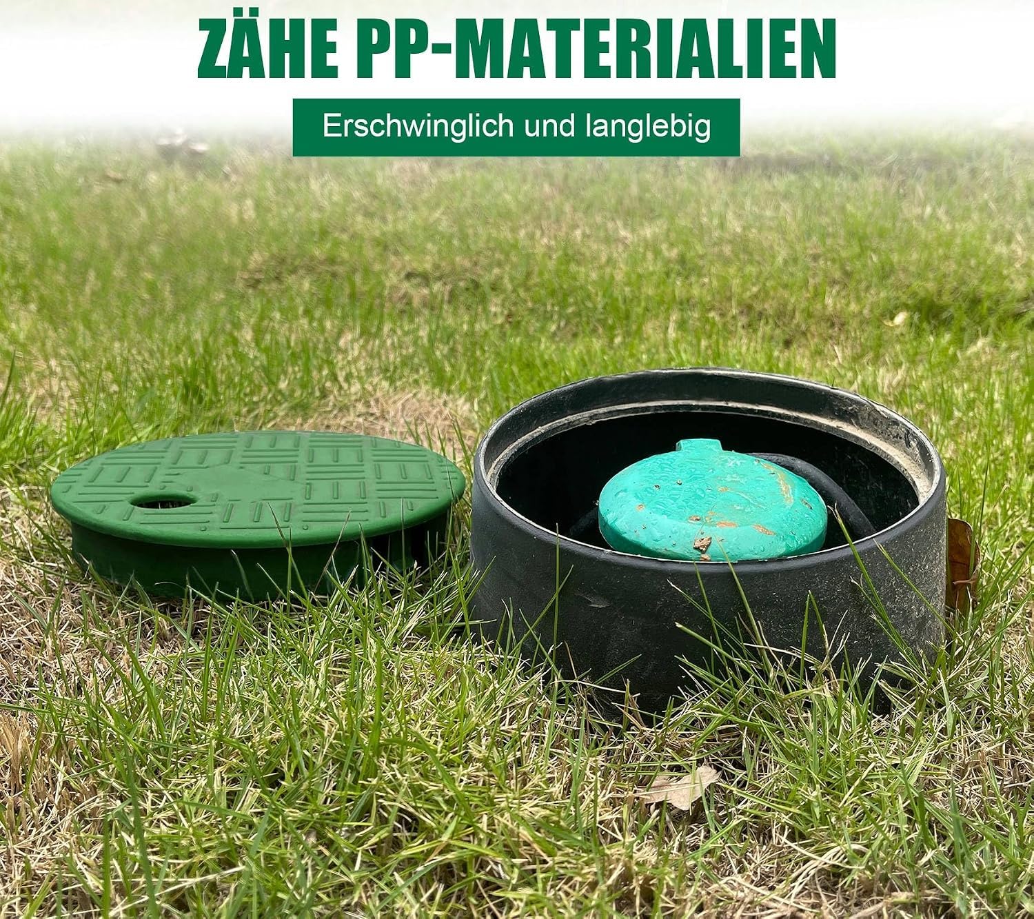 6" Ventilbox mit Deckel Rund 24er-Set