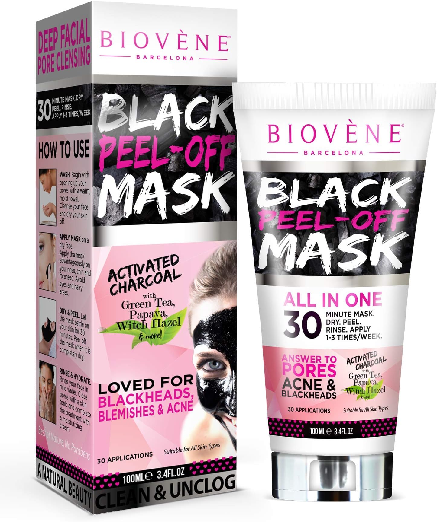 BLACK PEEL-OFF MASK 100ML