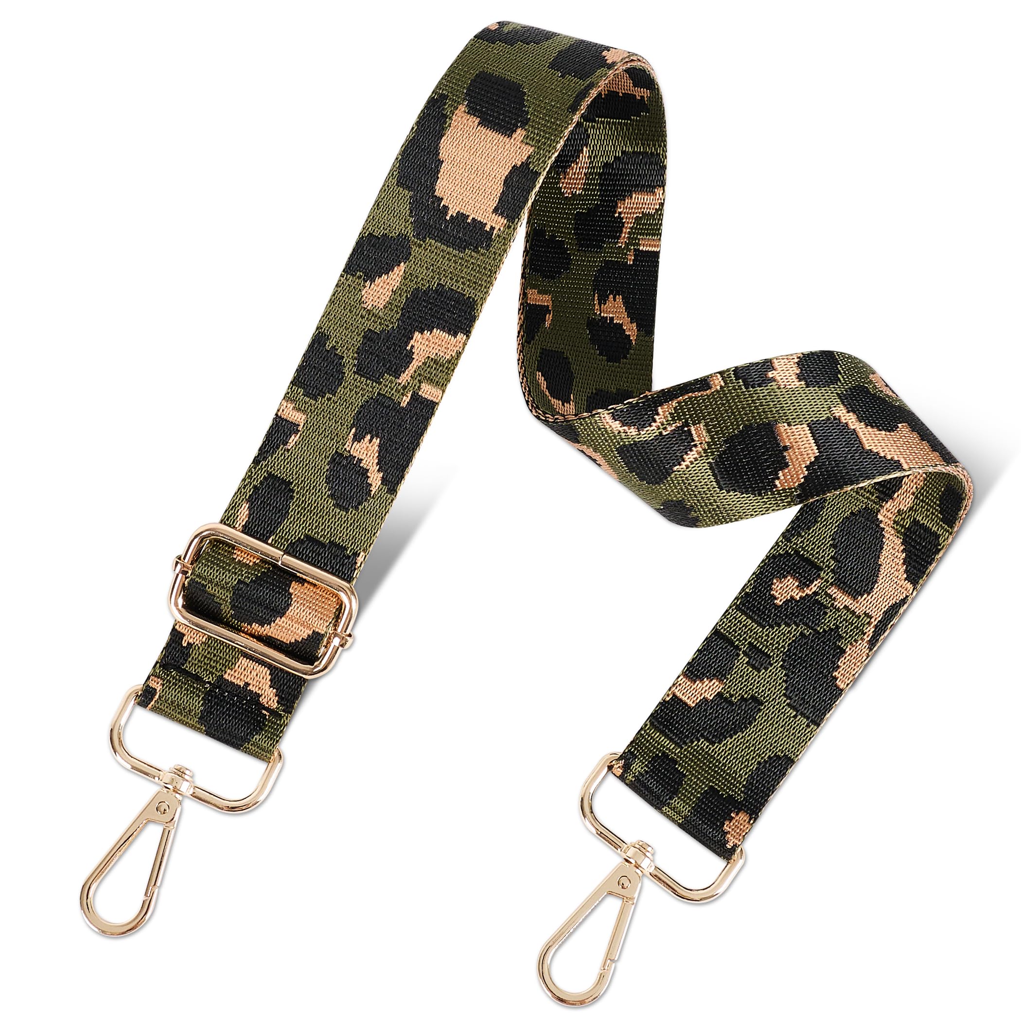 chushui Leopard Print Purse Strap for Women,Adjustable Crossbody Bag Strap