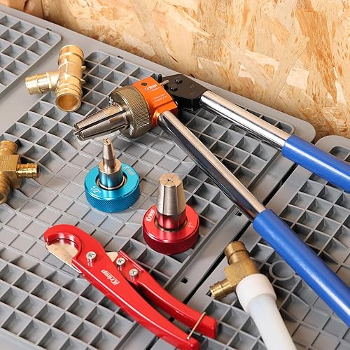 Miniatura 7 de iCrimp Kit de herramientas de expansión manual con cabezales de expansión de rotación automática, herramienta expansora de mango extensible para