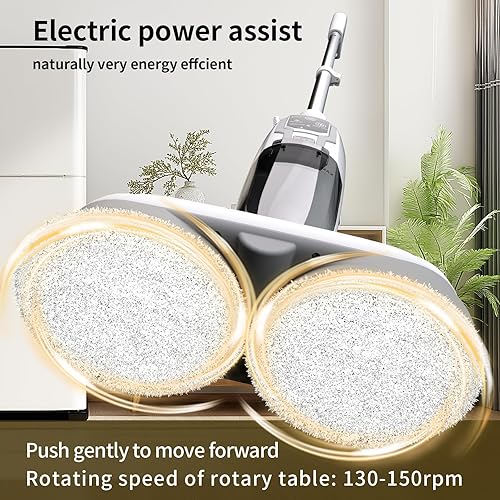 Miniatura 2 de Trapeador de vapor con 13 accesorios, limpiador de vapor para el hogar, fregona giratoria para suelos duros, limpieza profunda, 4 almohadillas