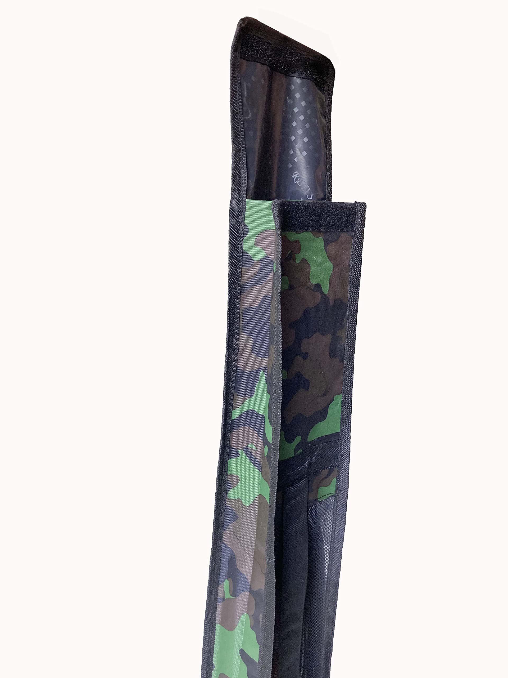 KE Camo Army Green Cricket Bat Cover, Boxed Design as Full Length for All Cricket bat Sizes 2