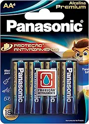 Panasonic Pilha Alcalina Premium Aa Com 4 Lr6Egr/4B96