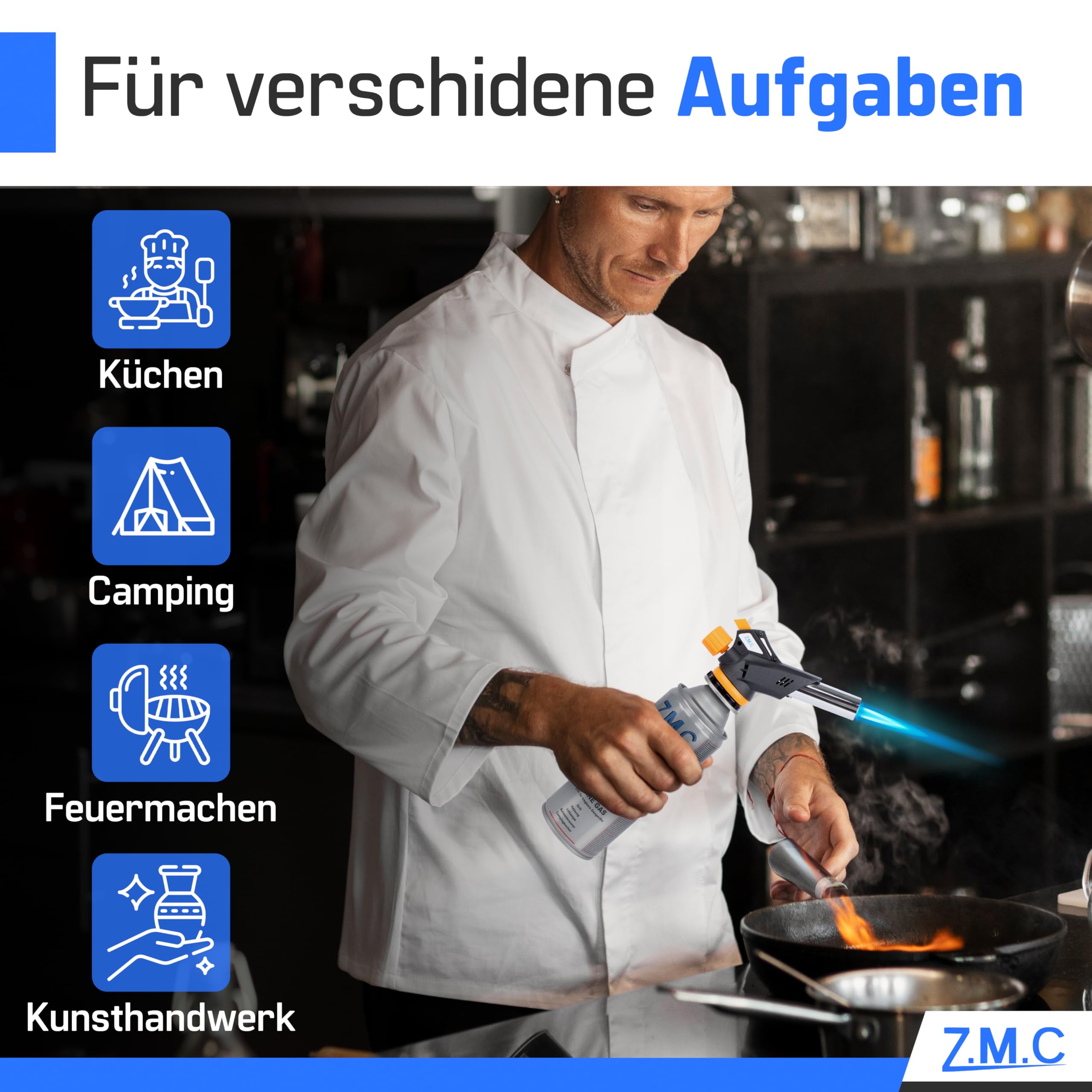 BRÛLEUR À GAZ Bec Bunsen Chalumeau Brûleur Soudage Briquet + Gaz 227g EUR 23,23 - PicClick FR