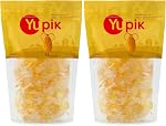 Yupik Honey Barley Sugar Candies, 1 kg, Individually Wrapped Hard Candies, Gluten-Free, Low-Calorie, Fat-Free, Sweet Honey Flavour, Ideal for Snacking & Gifting