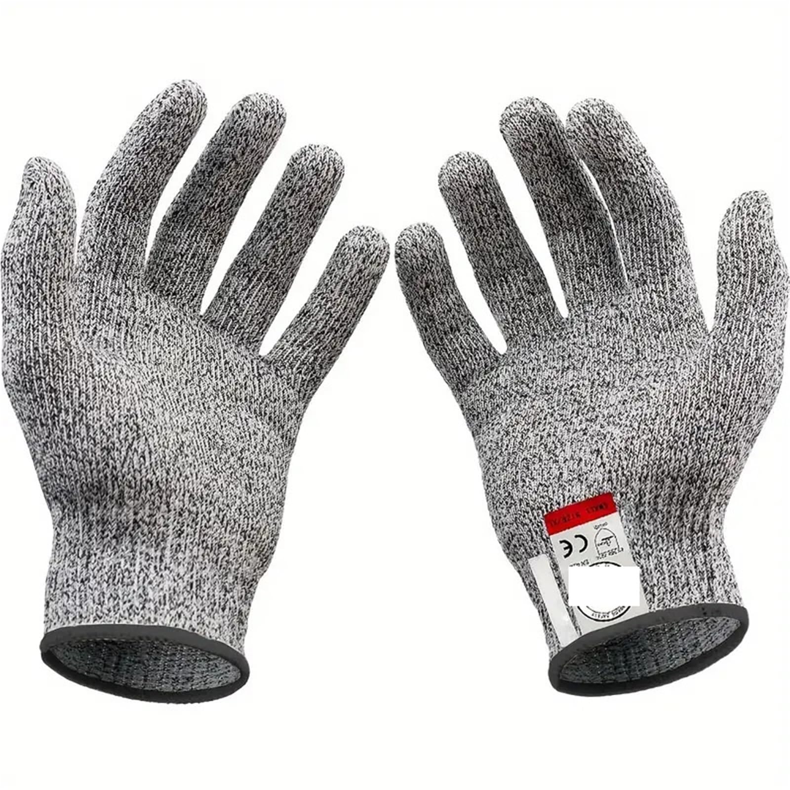 Gants anti-coupures, s anti-coupures antidérapants en HPPE EN388 ANSI niveau 5, de travail sécurité résistants aux coupures(Xl)