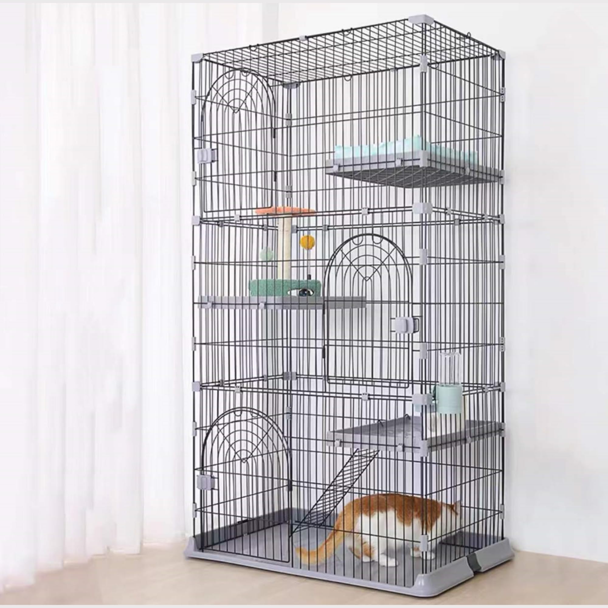 Amazon.co.jp: TY N&Sキャットランドケージ 猫ケージ 大型