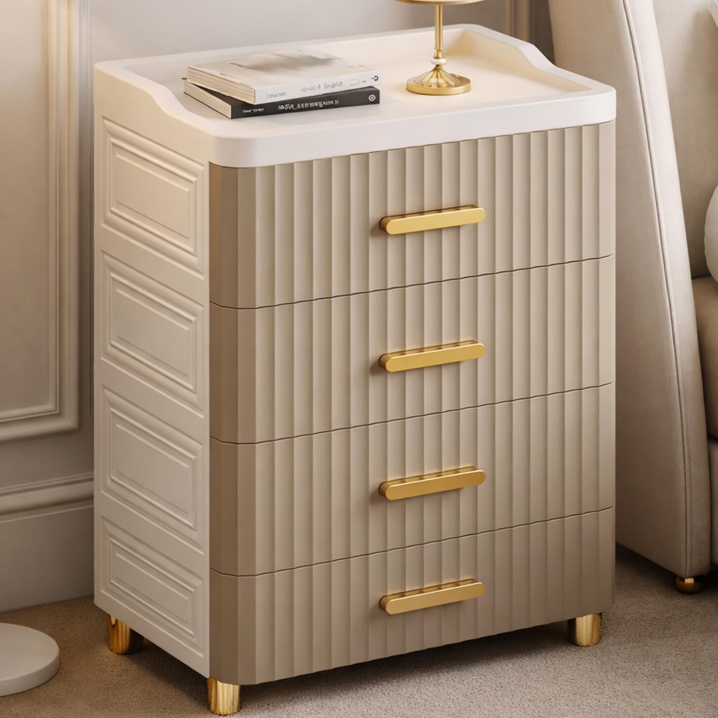 AYSIS ๐ ๐๐๐๐ Foldable Drawers Organisers for Storage/Kitchen Cupboard/Versatile and Sturdy Wardrobe for Clothes/Multipurpose Storage Organizer/Closet for Bedroom/Living Room/Laundry Room - Brown