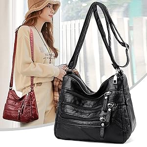 Womens Shoulder Bags Women Multi-Layer Classic Crossbody Bag