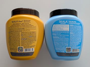 SKALA Hair Type 3ABC - Mais Cachos & Passion Fruit Combo - Hydrate Curls, Eliminate Frizz, For Curly Hair - 2-IN-1 Conditioning Treatment & Cream to Comb