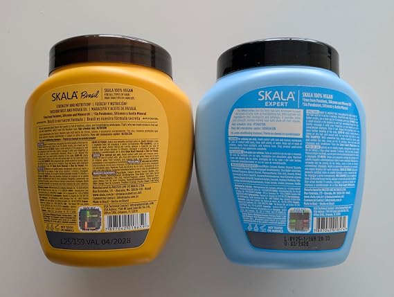 SKALA Hair Type 3ABC - Mais Cachos & Passion Fruit Combo - Hydrate Curls, Eliminate Frizz, For Curly Hair - 2-IN-1 Conditioning Treatment & Cream to Comb