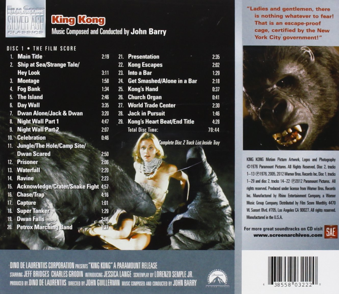 King Kong (Soundtrack)