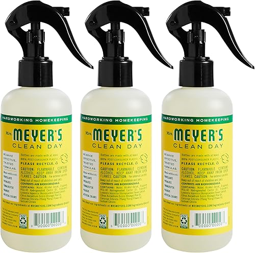 Miniatura 9 de Mrs. Meyer's Clean Day - Ambientador en espray, atomizador sin aerosol infundido con aceites esenciales, albahaca, 8 onzas líquidas