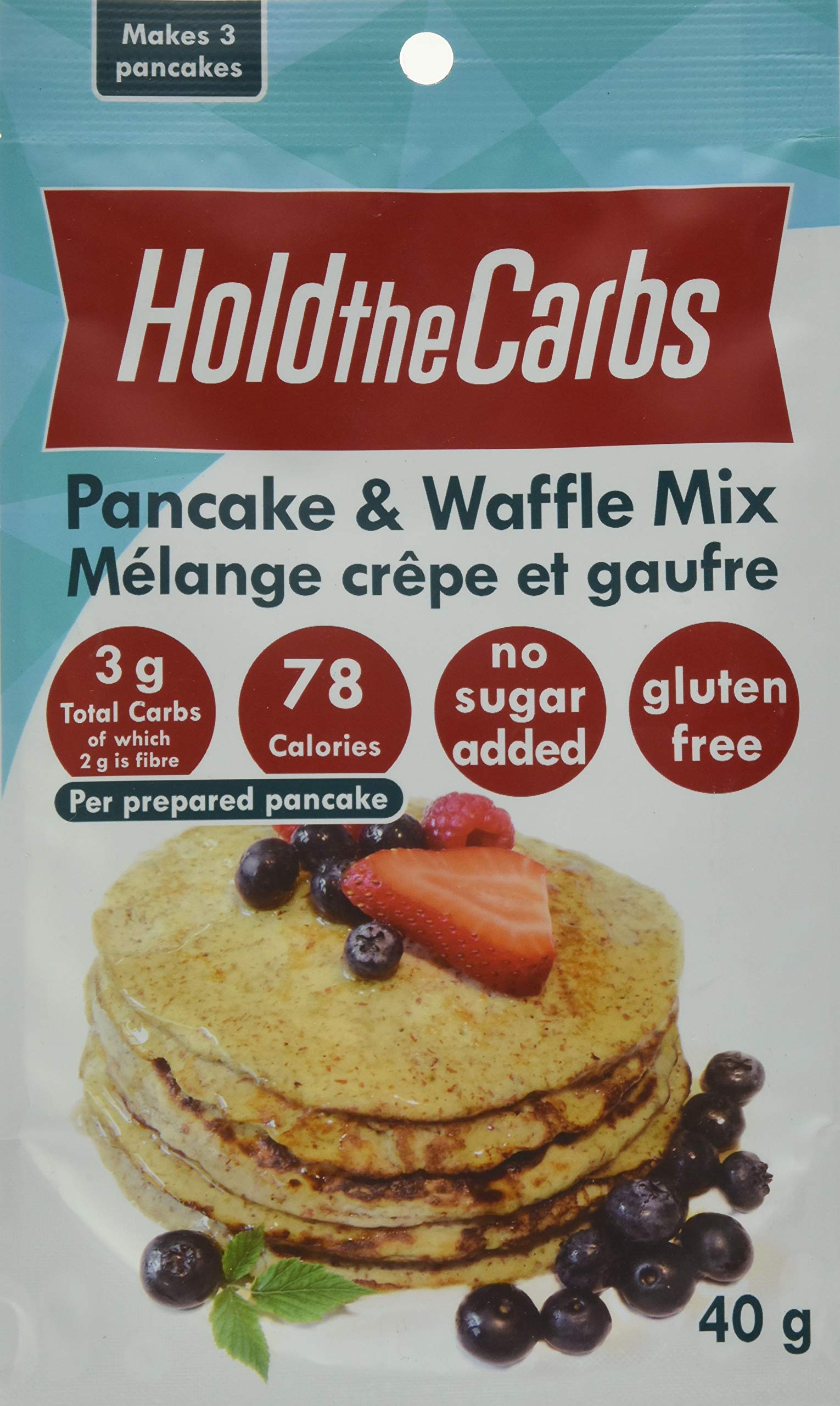 HoldTheCarbs - Low Carb Bake Mixes Small Regular Almond Flour Pancake and Waffle Mix 40g