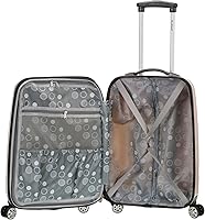 Vista 72 de Rockland - Maleta de viaje Melbourne, rígida y expandible, con ruedas giratorias, Azul