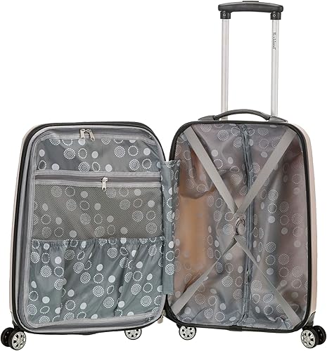 Miniatura 72 de Rockland - Maleta de viaje Melbourne, rígida y expandible, con ruedas giratorias, Azul