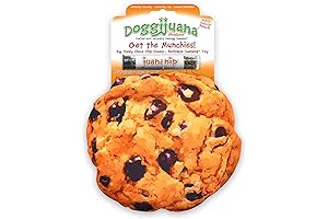 Doggiuana Refillable Catnip Dog Toy | Naturally Calming | Catnip Grown in The USA (Cookie)