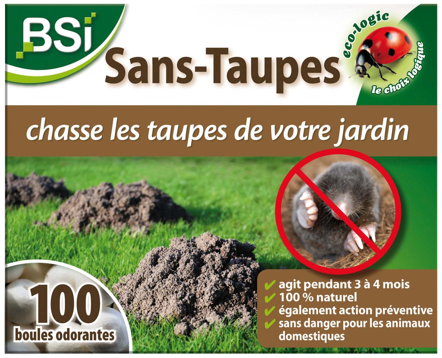 BSI 1413 - Repelente de Topos, Color Verde