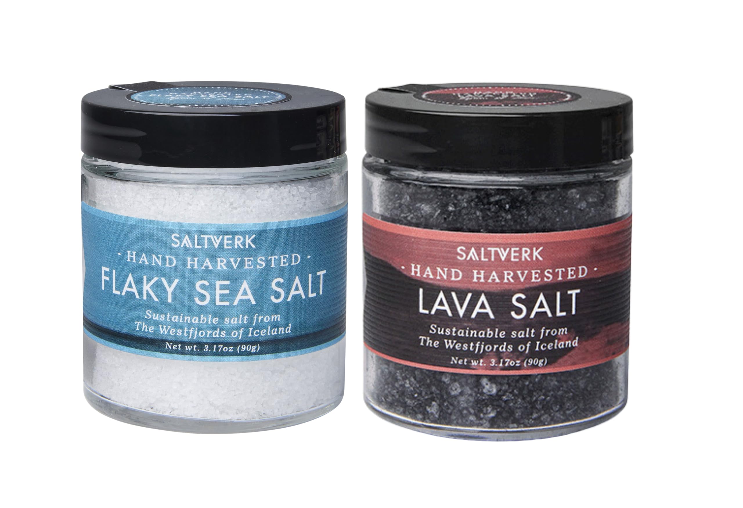 SaltverkIcelandic Sea Salt - Flaky Pure + Lava Bundle