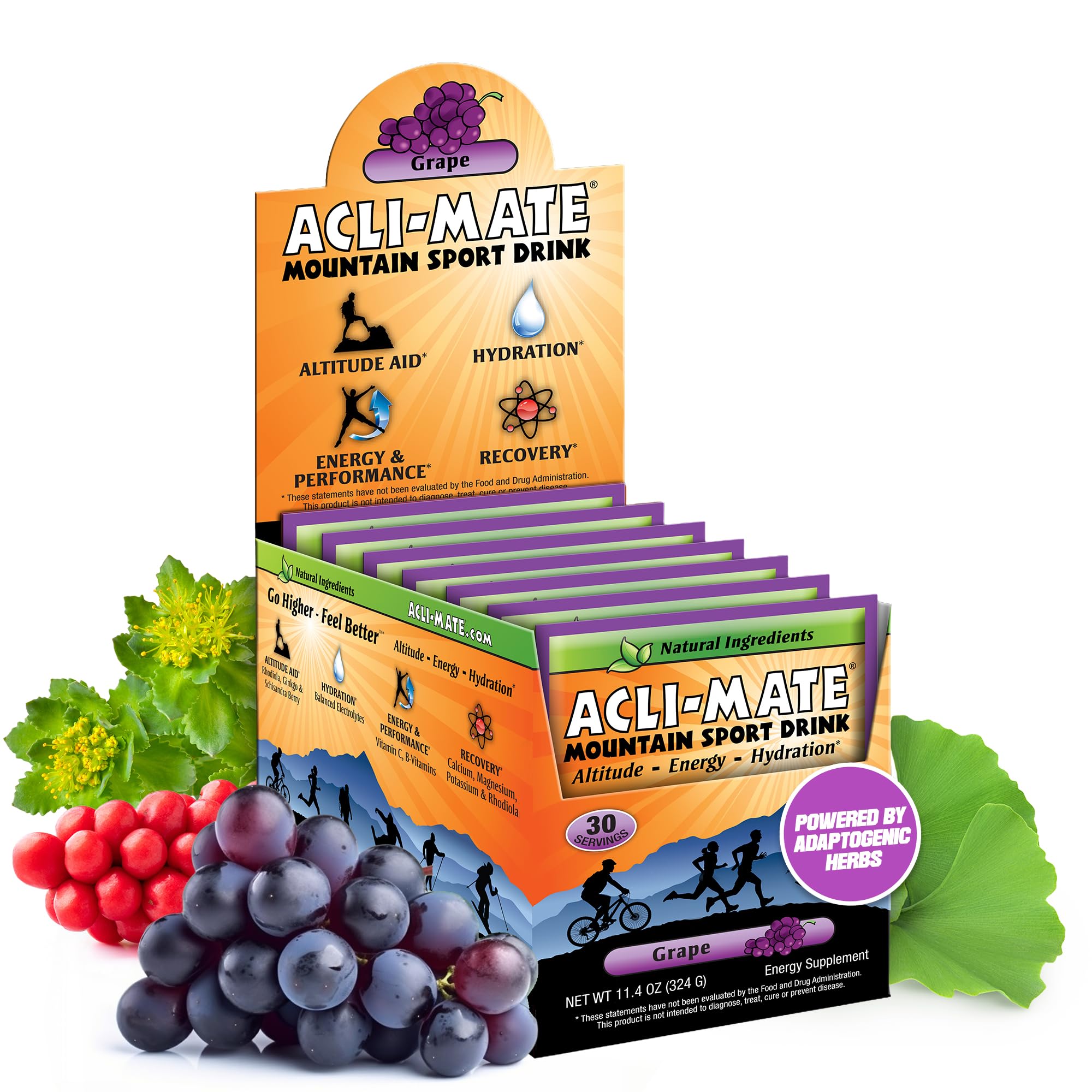 Amazon.com : Acli-Mate Mountain Sport Drink Mix - High Altitude