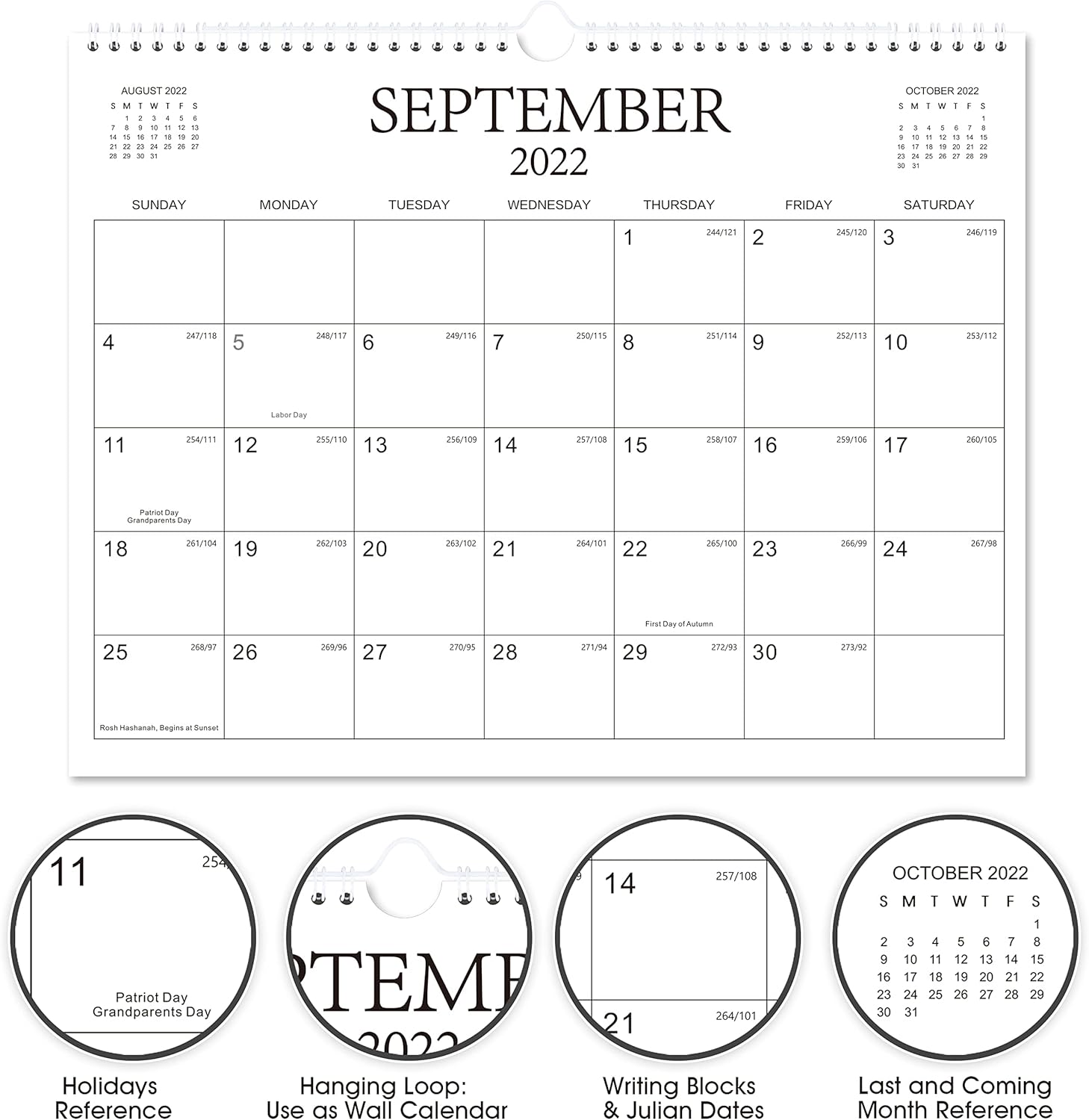 2022 And 2023 Calendar Planner Buy 2022 2023 Calendar 18 Months Wall Calendar Planner From Jul 2022 Dec 2023 14 6 X 11 4 Twin Wire Binding Premium Paper Blank Block With Julian Dates Online At Lowest Price In Nepal B08y8bbxrm