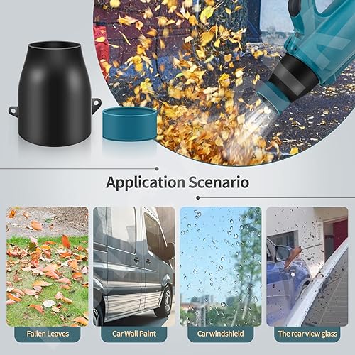 Miniatura 6 de Boquilla de secado de coche para soplador de hojas Ma-Kita LXT de 18 V - Compatible con el modelo XBU03Z, XBU03SM1, DUB184Z, DUB184ST, DUB184PT,