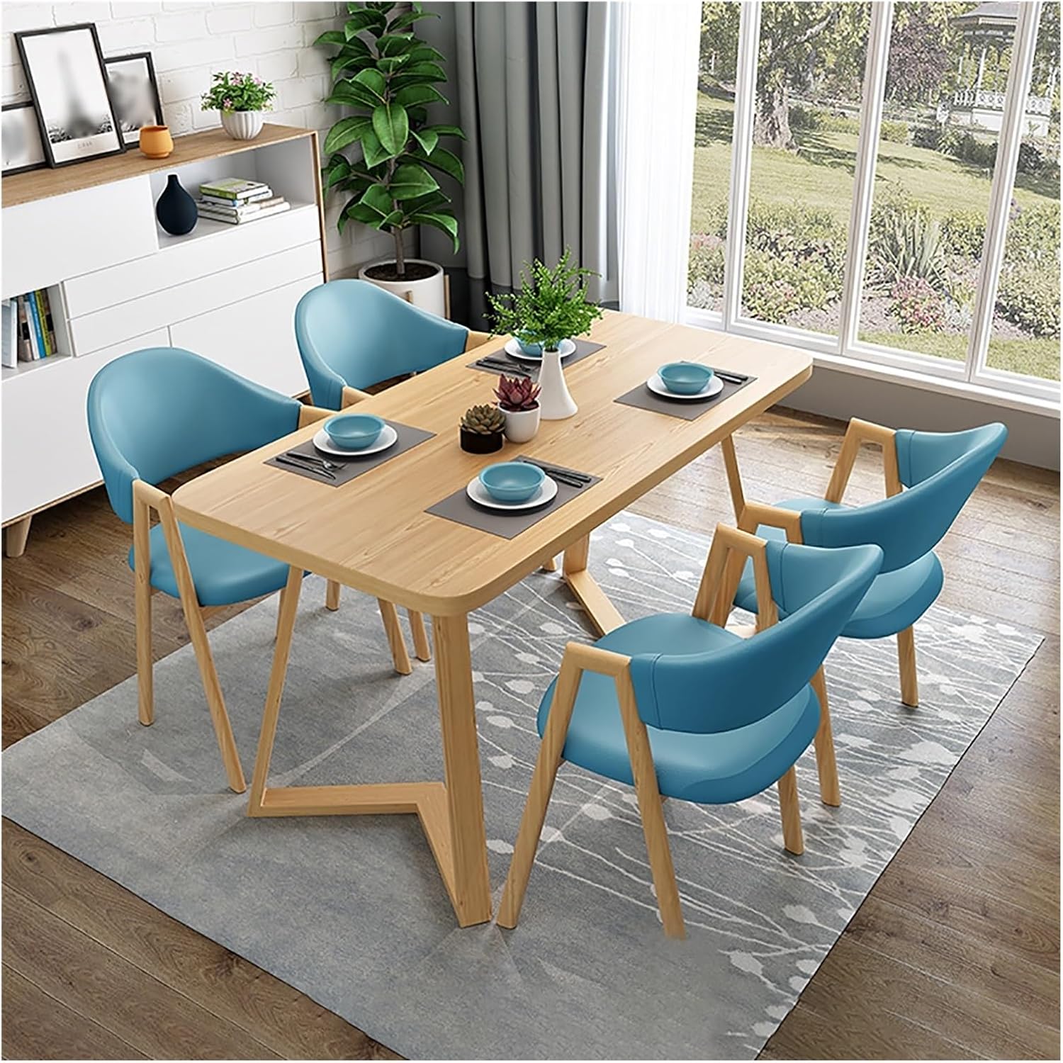 皮Office Reception Room Club Table,Square Simple Table And Chair Set,Small Conference Room Tables,Coffee Table And Chair Set,Furniture Table And Chair Set,Save Space,Coffee Shop Beauty Salon ( Color :