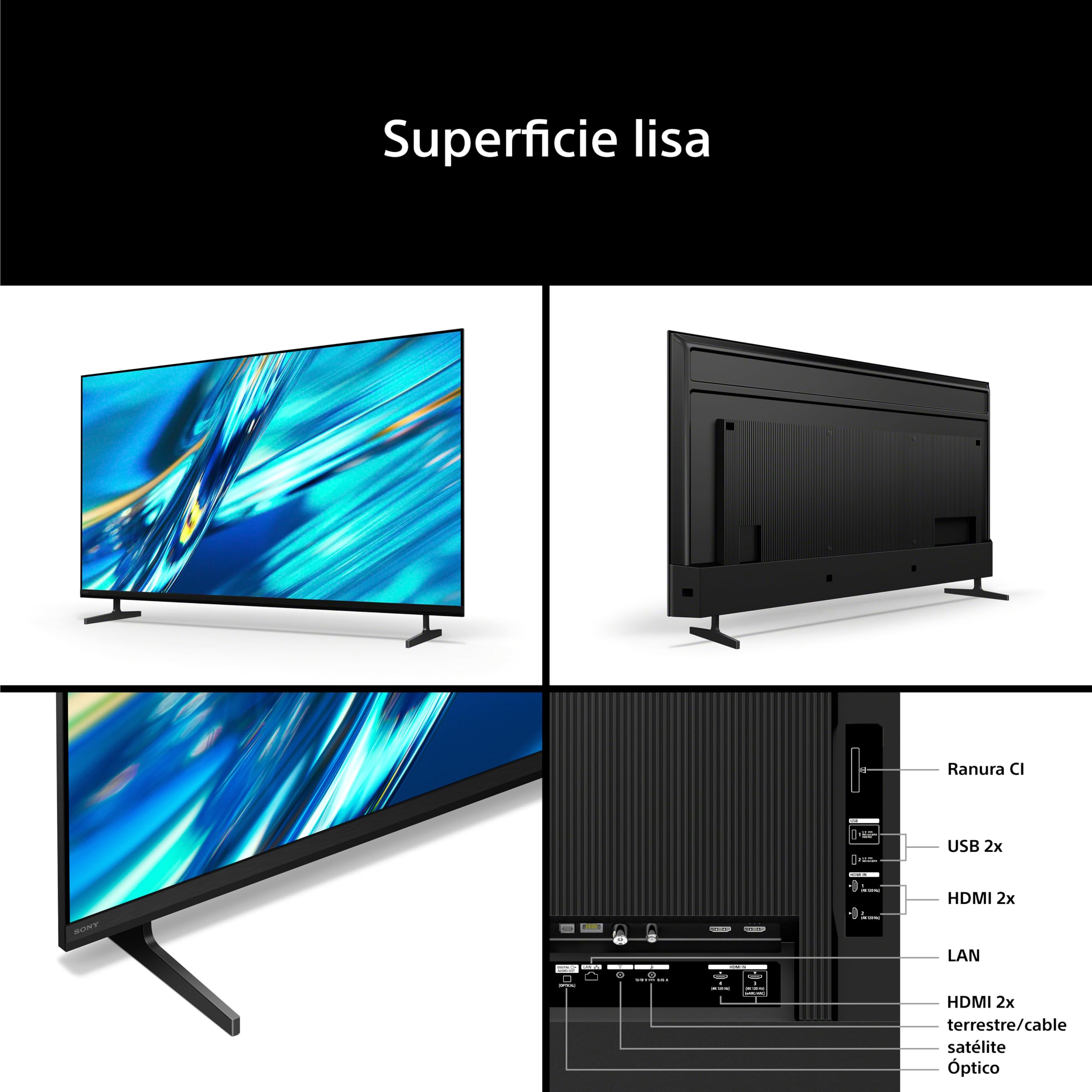 Sony BRAVIA 3 II 43 Pulgadas TV 4K Smart TV (Google TV), Procesador XR con Inteligencia Artificial, 120 Hz, Dolby Vision y Dolby Atmos, Compatible con PS5, 43XR32M2, Modelo 2026